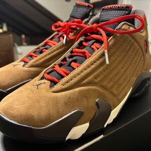 AIR JORDAN 14 RETRO SE-ARCHAEO BROWN/MULTI-COLOR